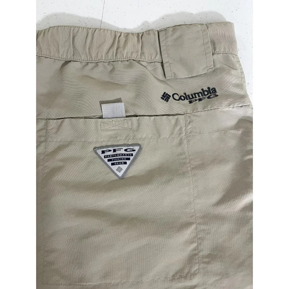 COLUMBIA‎ PFG Nylon Shorts Omni Shade Beige 40W